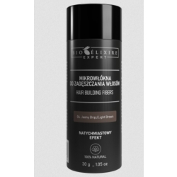 Bioelixire EXPERT Mikrowłókna do zagęszczania włosów 30 g - Jasny Brąz / Light Brown